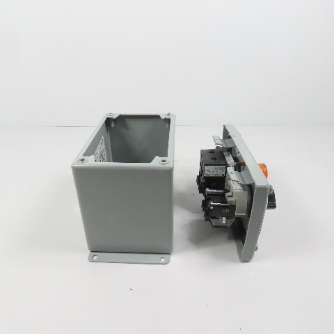Hoffman E2PBX Nema 12, 13 Pushbutton Enclosure W/ Allen Bradley Switches