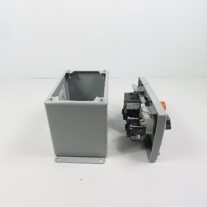 Hoffman E2PBX Nema 12, 13 Pushbutton Enclosure W/ Allen Bradley Switches