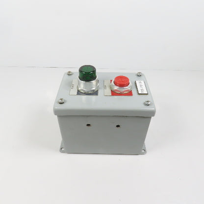 Hoffman E2PBX Nema 12, 13 Pushbutton Enclosure W/ Allen Bradley Switches