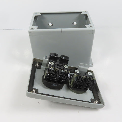 Hoffman E2PBX Nema 12, 13 Pushbutton Enclosure W/ Allen Bradley Switches