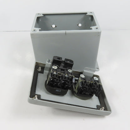 Hoffman E2PBX Nema 12, 13 Pushbutton Enclosure W/ Allen Bradley Switches
