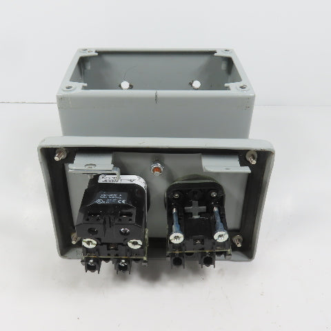 Hoffman E2PBX Nema 12, 13 Pushbutton Enclosure W/ Allen Bradley Switches