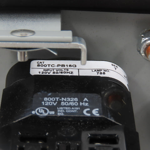 Hoffman E2PBX Nema 12, 13 Pushbutton Enclosure W/ Allen Bradley Switches