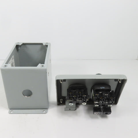 Hoffman E2PBX Nema 12, 13 Pushbutton Enclosure W/ Allen Bradley Switches