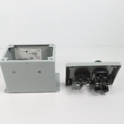 Hoffman E2PBX Nema 12, 13 Pushbutton Enclosure W/ Allen Bradley Switches