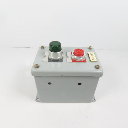 Hoffman E2PBX Nema 12, 13 Pushbutton Enclosure W/ Allen Bradley Switches