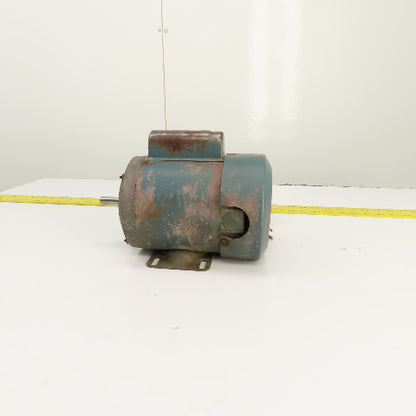 Reliance C48E1501N-JZ 1/3HP AC Electric Motor 1725RPM 115/230V 1PH 48 Frame