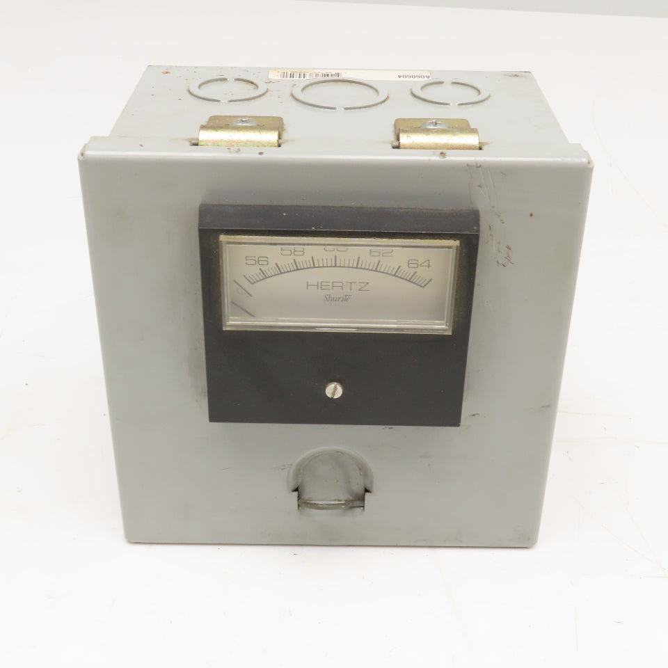 Shurite Analog Frequency Meter In Enclosure (51-69Hz) 56-64Hz