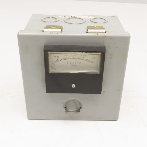 Shurite Analog Frequency Meter In Enclosure (51-69Hz) 56-64Hz