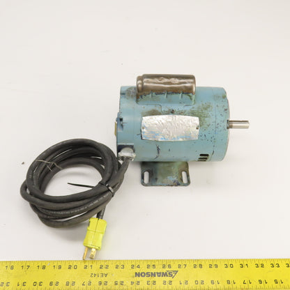 Leeson C4C34DH12D 1/2HP AC Electric Motor 3450RPM 115/230V 1PH LS56 Frame Tested