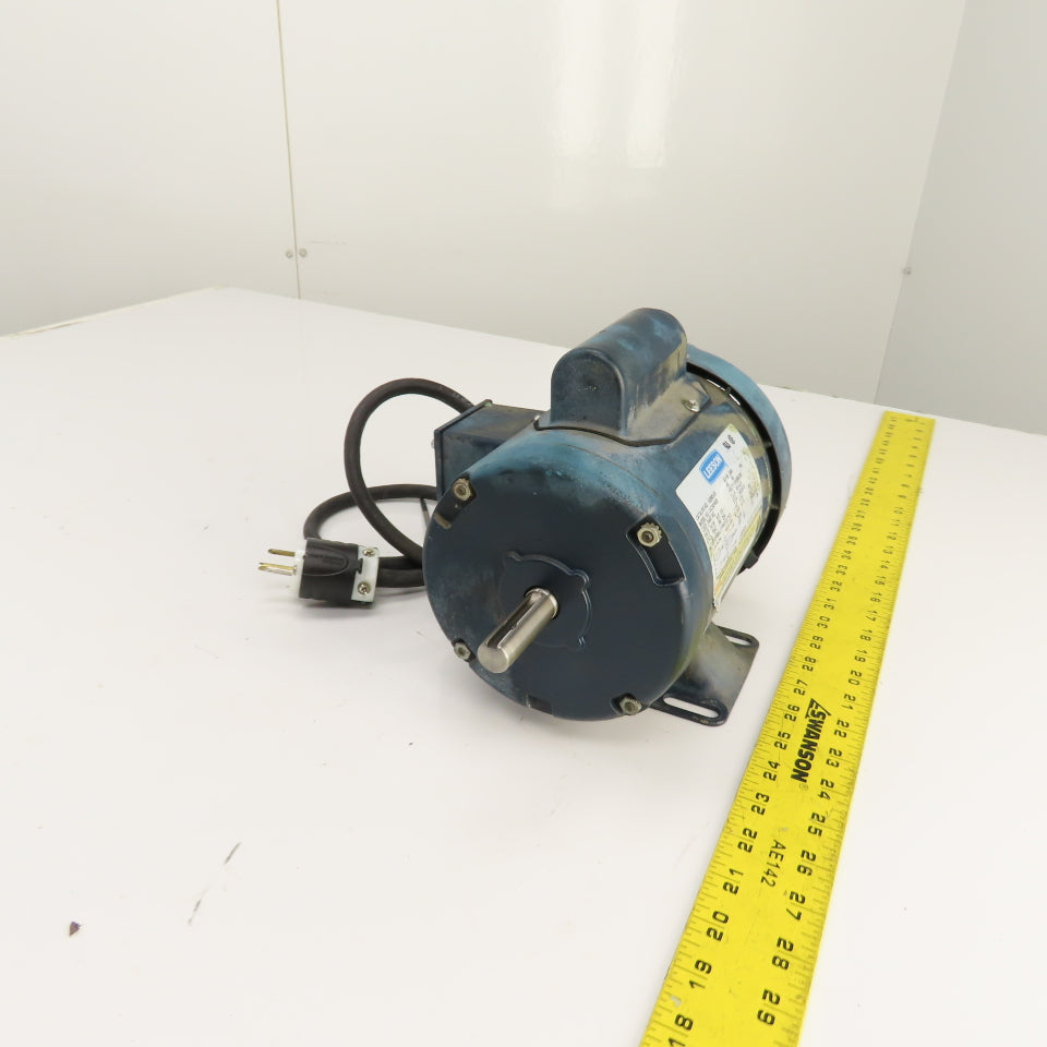 Leeson C4C34FH8B 1/2HP AC Electric Motor 3450RPM 115/230V 1PH S56 Frame Tested