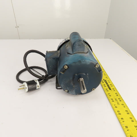 Leeson C4C34FH8B 1/2HP AC Electric Motor 3450RPM 115/230V 1PH S56 Frame Tested