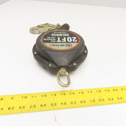 Starke SRLWR20 20' Self Retracting Lifeline Fall Restraint Lanyard
