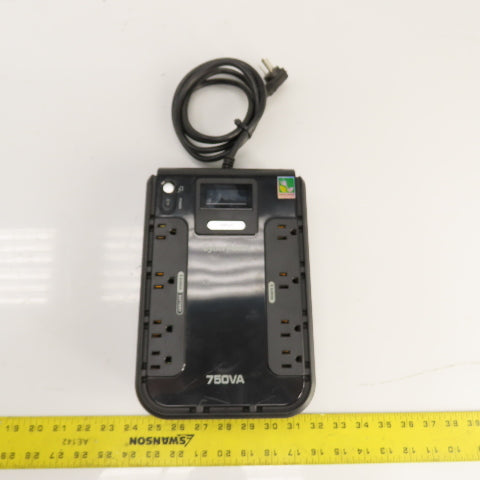 CyberPower CP750LCD Intelligent 750VA UPS 120V 420W 8-Outlets