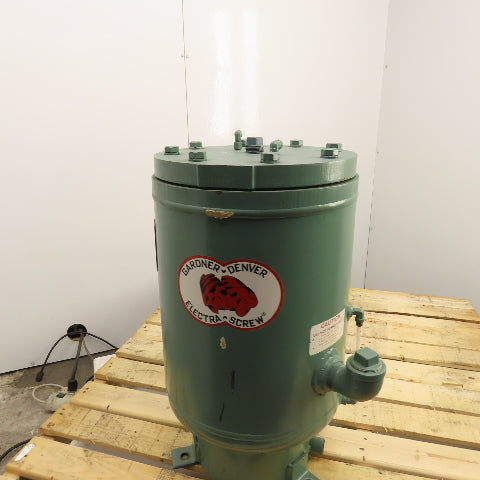 Gardner Denver Electra Screw 200PSI Air Compressor Oil Sump Filter Housing