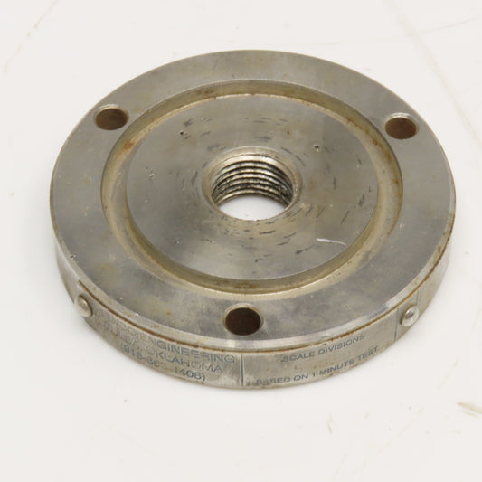 Kenco Engineering 3 0280-S6-V-GPD Bottom End Cap From Pump Setting Gauge