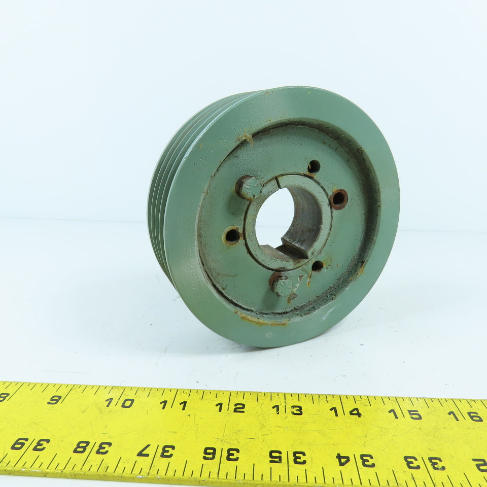 TB Woods 3V564SDS 4-Groove 3V Pulley Sheave 5-1/2" OD 1-5/8" Bore