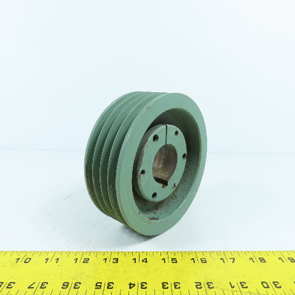 TB Woods 3V564SDS 4-Groove 3V Pulley Sheave 5-1/2" OD 1-5/8" Bore