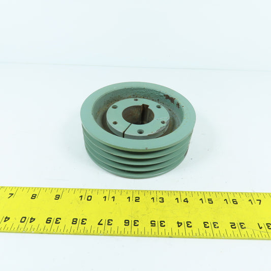 TB Woods 3V564SDS 4-Groove 3V Pulley Sheave 5-1/2" OD 1-5/8" Bore