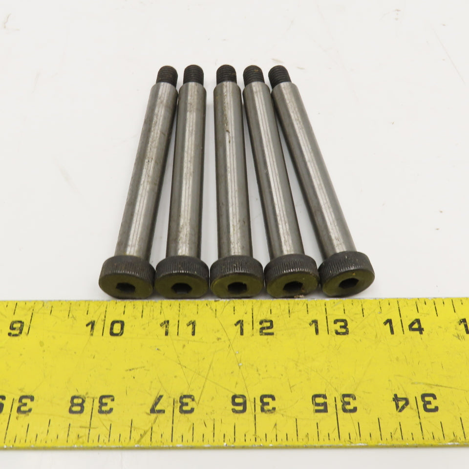 1/2" x 3-3/4" Socket Head Shoulder Bolt 3/8-16 Thread Lot Of 5