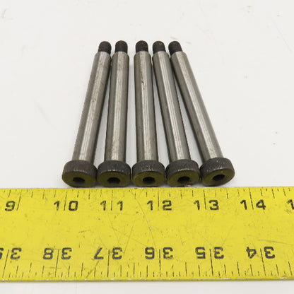 1/2" x 3-3/4" Socket Head Shoulder Bolt 3/8-16 Thread Lot Of 5