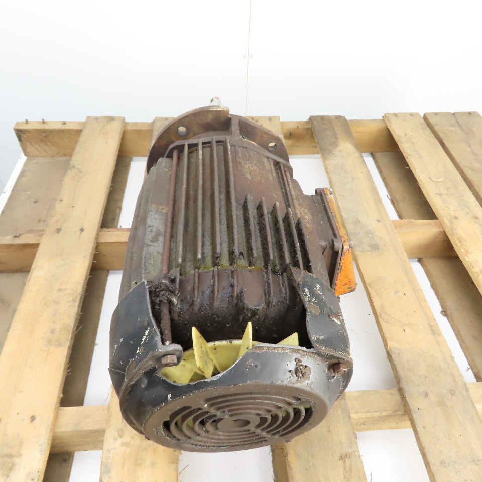 Isgev AS 132 M 4-8 3-4kW 1430-705RPM 2 Speed Motor 380-415V 50Hz Broken Cover