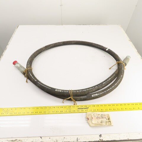 Ingersoll Rand Parker 080R50-16-11-16-16 Hydraulic Hose Assembly 5500PSI 1" x11'