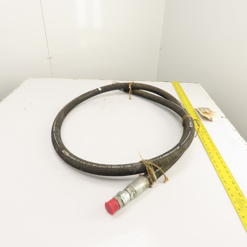 Ingersoll Rand Parker 080R50-16-11-16-16 Hydraulic Hose Assembly 5500PSI 1" x11'