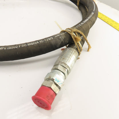 Ingersoll Rand Parker 080R50-16-11-16-16 Hydraulic Hose Assembly 5500PSI 1" x11'