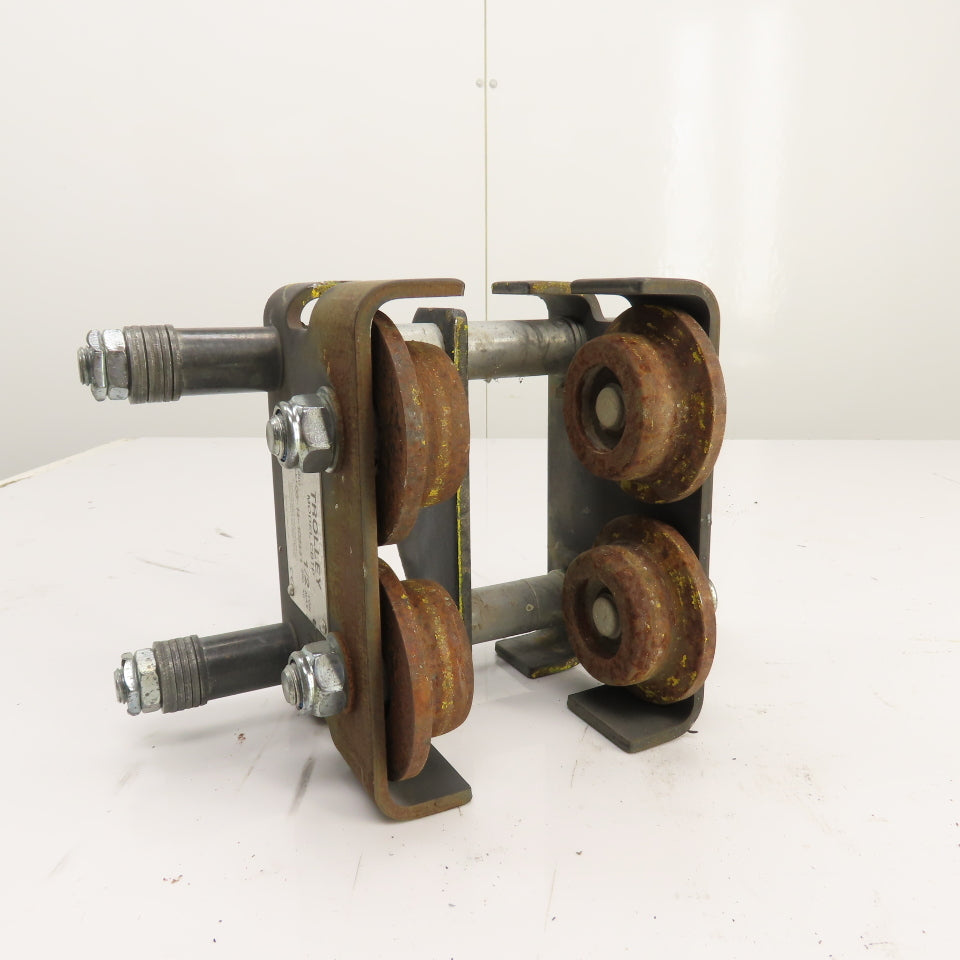 CM CBTP 1/2 Ton 1000LB Ball Bearing Hoist Trolley 2-1/2" To 8-1/2"