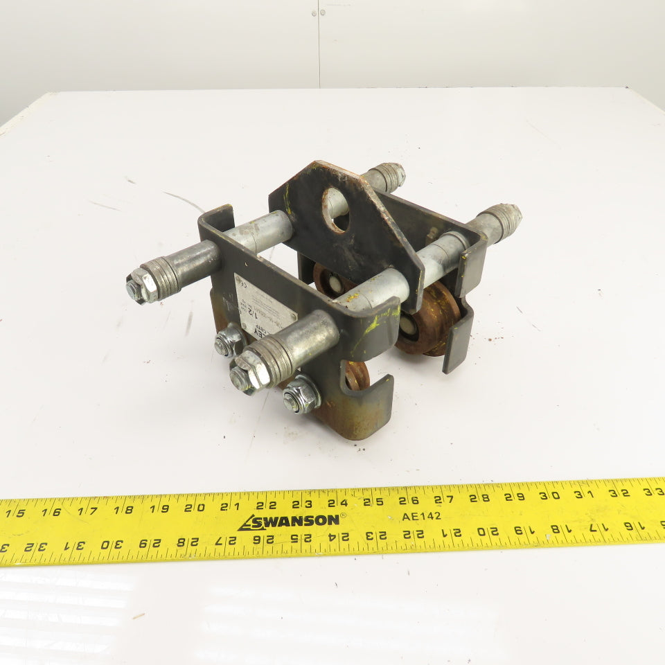 CM CBTP 1/2 Ton 1000LB Ball Bearing Hoist Trolley 2-1/2" To 8-1/2"