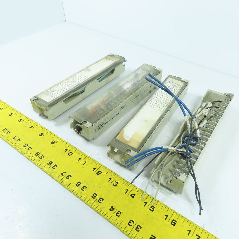 Schneider Modicon 140XTS00206 Drive Connector Terminal Strip (No Cable) Lot Of 4