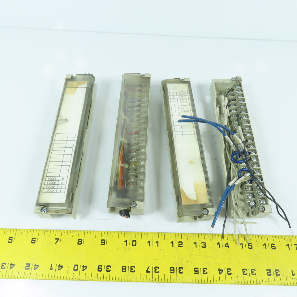 Schneider Modicon 140XTS00206 Drive Connector Terminal Strip (No Cable) Lot Of 4