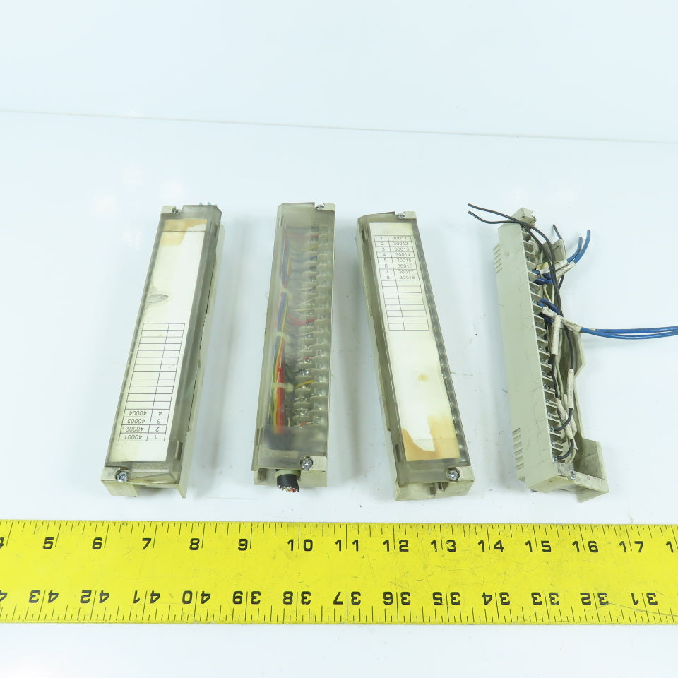 Schneider Modicon 140XTS00206 Drive Connector Terminal Strip (No Cable) Lot Of 4
