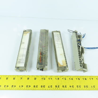 Schneider Modicon 140XTS00206 Drive Connector Terminal Strip (No Cable) Lot Of 4