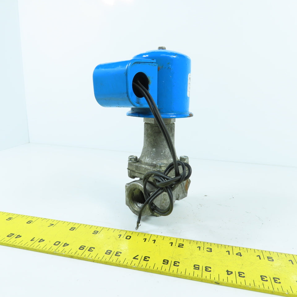 Asco S261SF02N3EG5 Solenoid Gas Valve 30PSI 120V Coil 3/4"