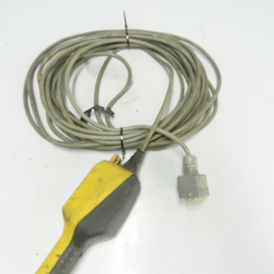 Telemecanique Control Station Pendant W/ Corset Cable 6-Pin Male Harting Plug