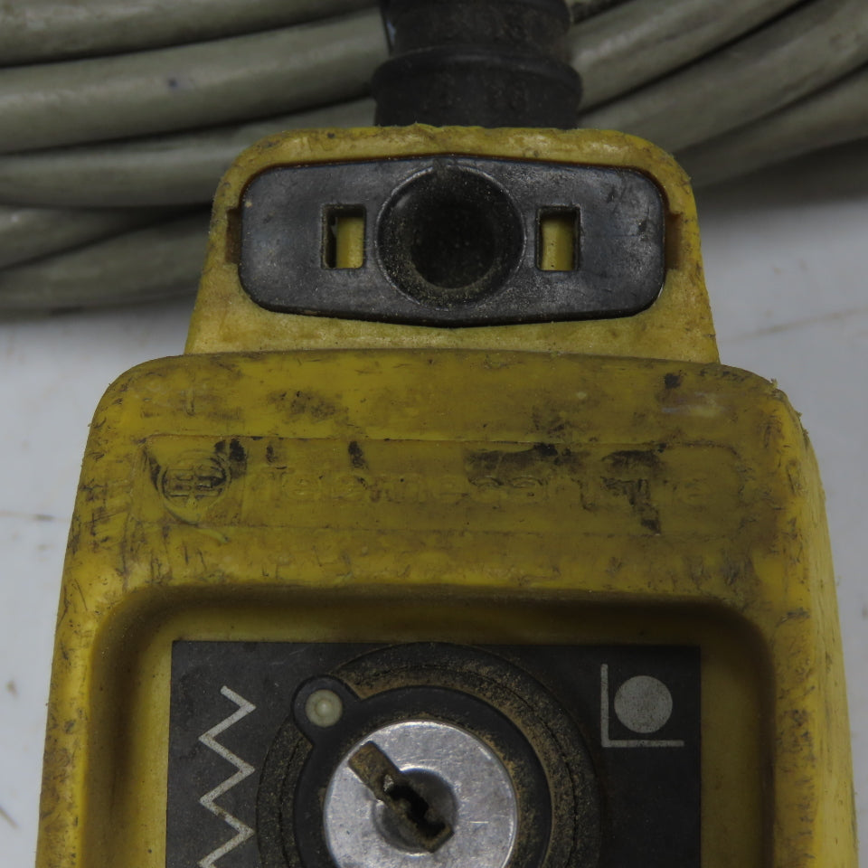 Telemecanique Control Station Pendant W/ Corset Cable 6-Pin Male Harting Plug
