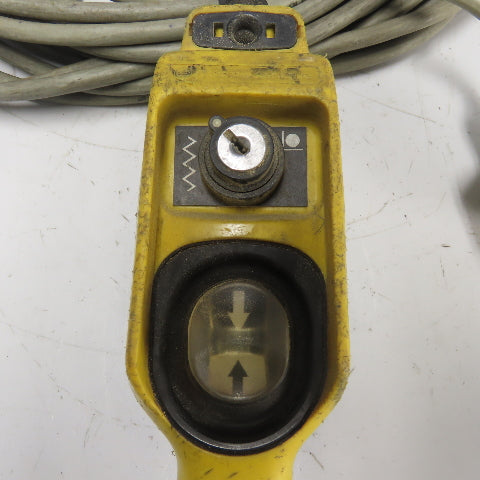 Telemecanique Control Station Pendant W/ Corset Cable 6-Pin Male Harting Plug