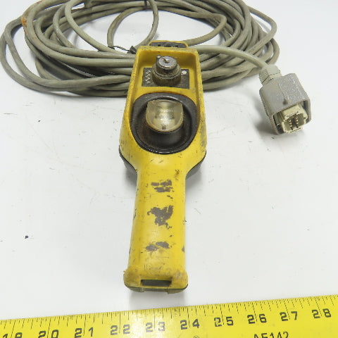 Telemecanique Control Station Pendant W/ Corset Cable 6-Pin Male Harting Plug