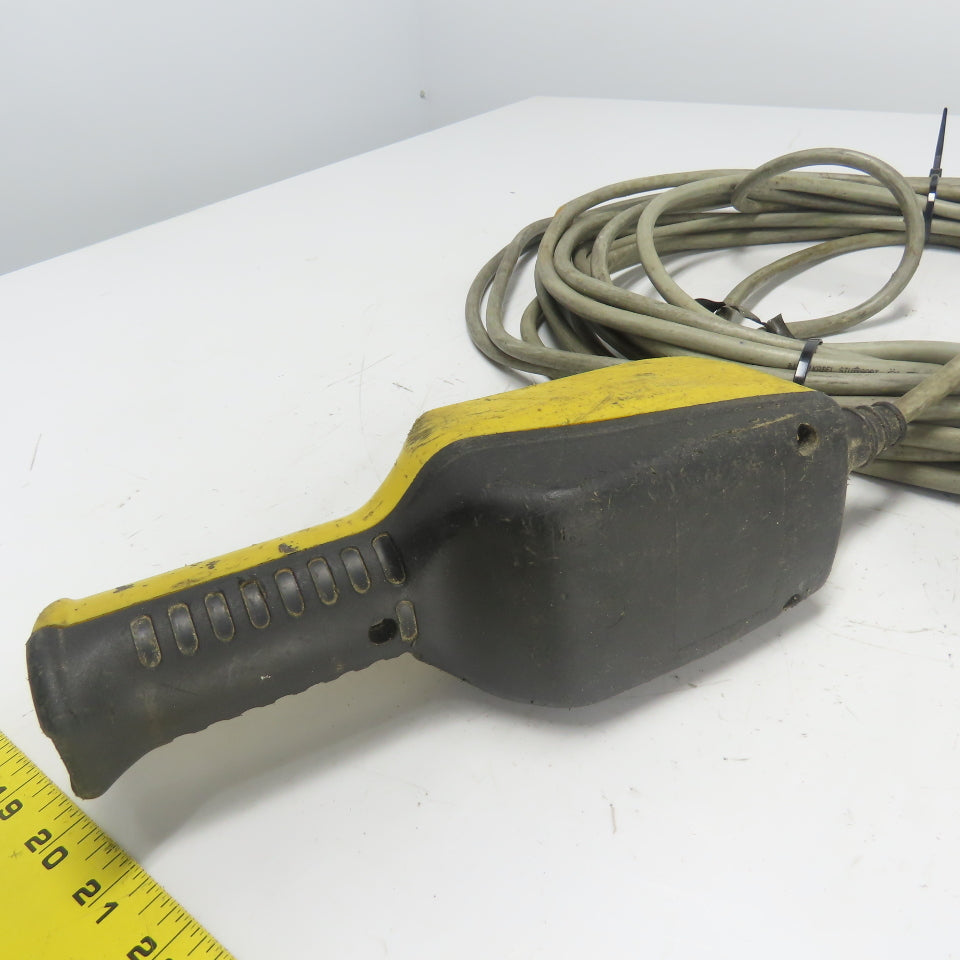 Telemecanique Control Station Pendant W/ Corset Cable 6-Pin Male Harting Plug