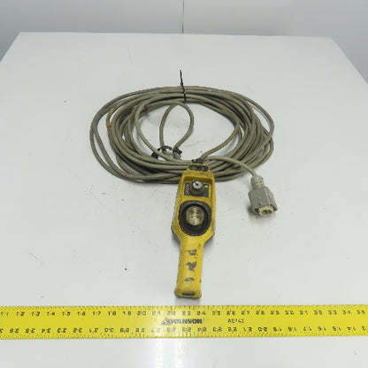 Telemecanique Control Station Pendant W/ Corset Cable 6-Pin Male Harting Plug