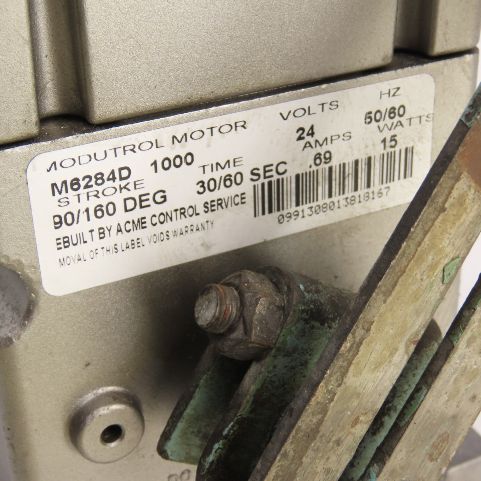 Honeywell M6284D 1000 Modutrol Motor Actuator 90/160 Deg Stroke 24V (No Cover)