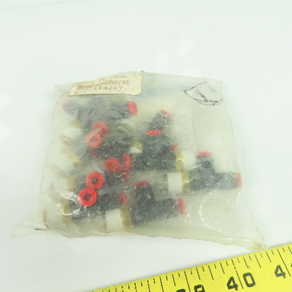 SMC KQY03-35S Male Tee Fitting EJ077-4 Lot Of 10