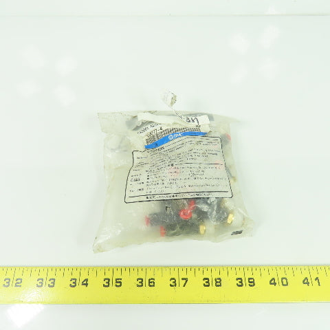 SMC KQY03-35S Male Tee Fitting EJ077-4 Lot Of 10
