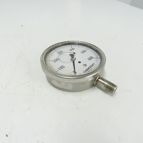 Ashcroft Duralife 0-600PSI Pressure Guage 1/4" NPT Lot Of 6