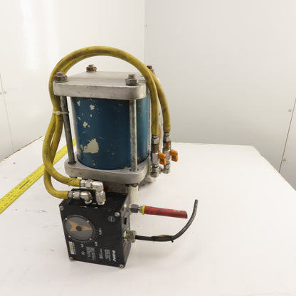 Jamesbury 4" Pneumatic Actuated CF8M Stainless Valve 275PSIG W/ Positioner