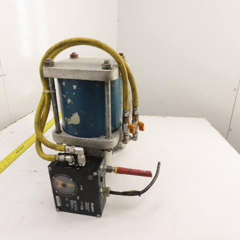 Jamesbury 4" Pneumatic Actuated CF8M Stainless Valve 275PSIG W/ Positioner