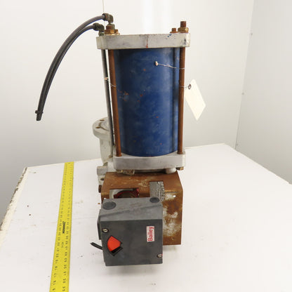 Jamesbury 4" Pneumatic Actuated CF8M Stainless Valve 275PSIG W/ Positioner