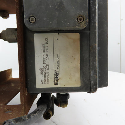 Jamesbury 4" Pneumatic Actuated CF8M Stainless Valve 275PSIG W/ Positioner